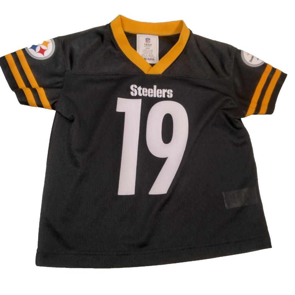 Pittsburgh Steelers Juju Smith-Schuster Jersey Kids XS 4/5 Nike On Field #19